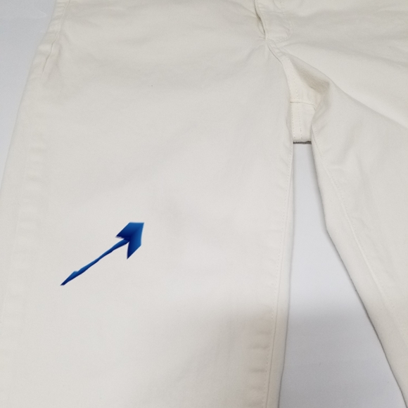 Karl Lagerfeld Paris White Classic 5 Pocket Crop Pant Sz 6 - Picture 16 of 16